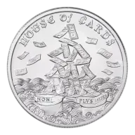 2022 2oz Nuie The Awakening House of Cards Round Silver Coin