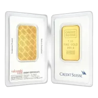 1 oz Credit Suisse Liberty Gold Bar