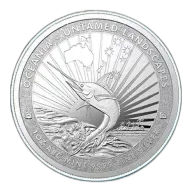 2025 ABC Silver Untamed Landscapes Sailfish Blisterpack Coin 1oz