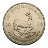 Gold Krugerrand 1/2 oz (Varied Year)