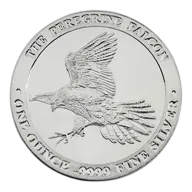 1oz silver Peregrine Falcon round, Baird & Co