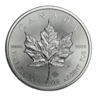 Canadian Silver Maple Leaf 1 oz (Varied Year)