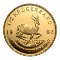 1/2 Oz South Africa Gold Krugerrand (Random Year)