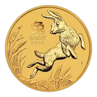 Perth Mint Year of the Rabbit 2023 1/20oz Gold Bullion Coin