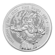 2025 Great Britain 10 oz Silver Myths & Legends: Morgan Le Fay BU