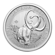 2024 RCM 2 oz Silver Ice Age of Canada Woolly Mammoth