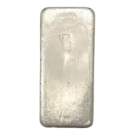 1kg Silver Vintage M&W Cast Bar