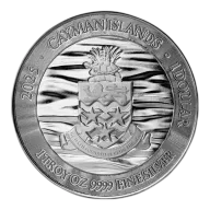 2025 1 oz Stingray - Cayman Islands Silver Coin