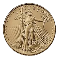 2026 American Gold Eagle 1/10 oz $5 - BU