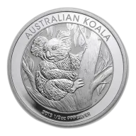 1/2oz Perth Mint Silver Koala Coin 2013 BU