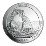 2014 5 oz Silver ATB Arches National Park, UT