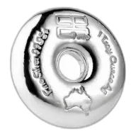 1 oz Doughnut CPG Cast Silver Bullion 99.95% Pure