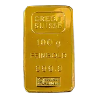 100g Credit Suisse Gold Bar