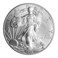 2015 $1 American Silver Eagle 1 oz Brilliant Uncirculated