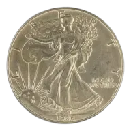 1986 Silver American Eagle (Impaired Condition)