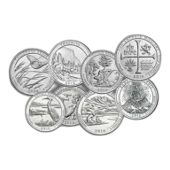 5 Oz America The Beautiful Silver Coin - BU (Random Year/Design)