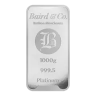 1 Kilo Platinum Bar