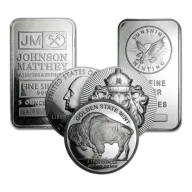 5 oz Assorted Silver Bar / Round