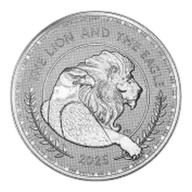1 oz The Lion and The Eagle Silver Coin