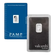 1 gram Platinum Bar - Brand Varies (Carded)