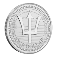 1 oz Barbados Trident Silver Coin