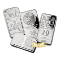 10 oz Random Brand 999 Silver Bar (With Assay)