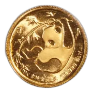 Chinese Gold Panda 20th Ounce 1985