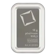 Platinum Bar 10 gram - Misc. Minted