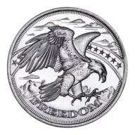 1/4 oz SD Bullion Silver Freedom Round