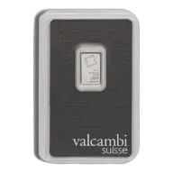 2.5 Gram Platinum Bar - Valcambi (In Assay Card)