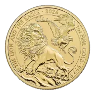 Great Britain 1 Ounce Gold U.K. Lion & American Eagle 2026 BU