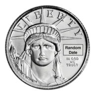American Platinum Eagle (1/10 oz) $10 - BU - Random Date
