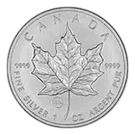 2009 1 oz Silver Coin Maple Bullion