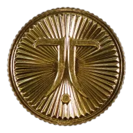 India Tanishq Jewelers 25g. Gold Round