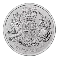 2024 Great Britain 10 oz Silver The Royal Arms (BU)