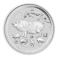 Pre-Owned 1 Kilo Lunar Silver Coin
