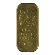 5 oz LBMA Elig. Gold Bar - Varied Mints