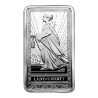 10oz PAMP Lady of Liberty Silver Bar