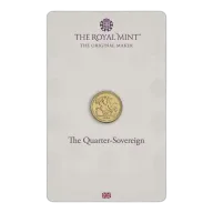 The Quarter-Sovereign 2026 Gold Bullion Coin in Blister