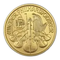 Austria 1/2 oz Gold Philharmonic BU (Random Year)
