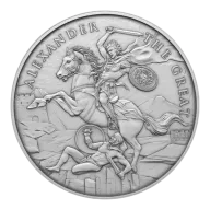 SilverTowne Legendary Warriors Alexander the Great Silver Round - 1oz