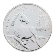 2014 Year Of The Horse One Ounce Silver Bullion Lunar Coin