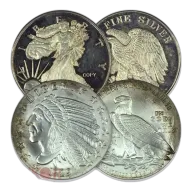 2oz Silver Round (Assorted Brands & Designs)