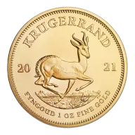 South Africa Gold Krugerrand 1 Ounce 2021