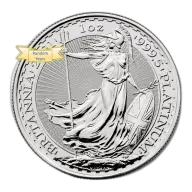 1 Oz Platinum British Britannia Coin Random Year