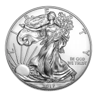 2017 1 oz American Silver Eagle BU