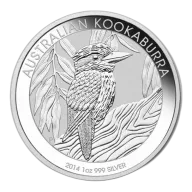 Australian Kookaburra 1 Oz. Silver 2014