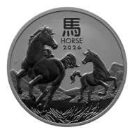 2026 Australian 2oz Year of the Horse Silver Bullion Coin