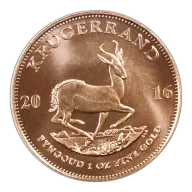 2016 South Africa 1 Ounce Gold Krugerrand BU