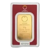 50 gram Gold Bar - Austrian Mint (In Assay)